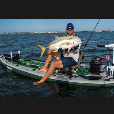 Fisherman shows off amazing catch on his Sea Eagle Fishing SUP Inflatable