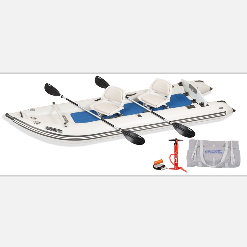 Sea Eagle 437ps PaddleSki- (2 Person) Swivel Seat Package Inflatable Boat